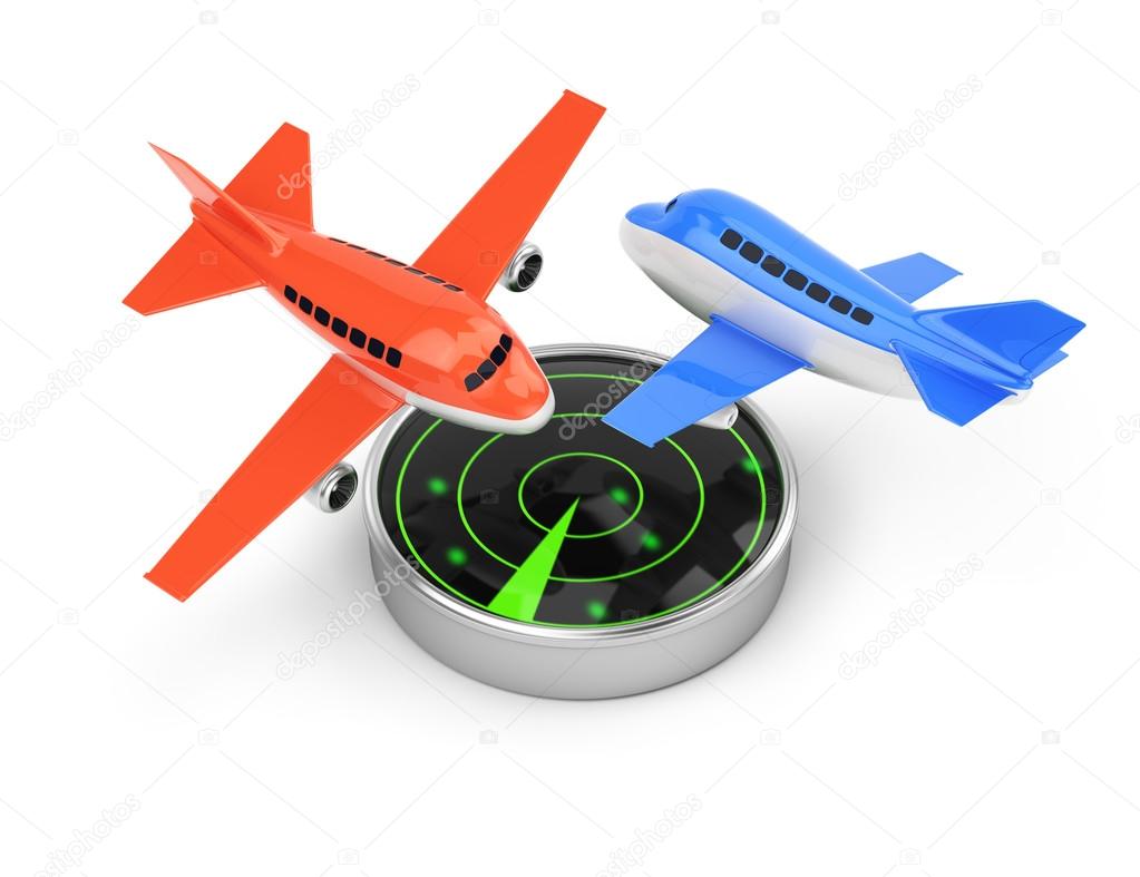 airplanes and radar