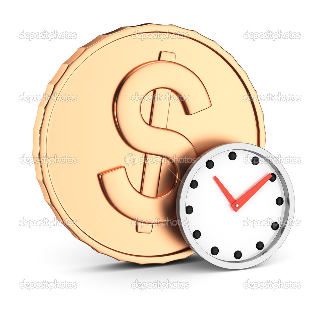 coin and clock