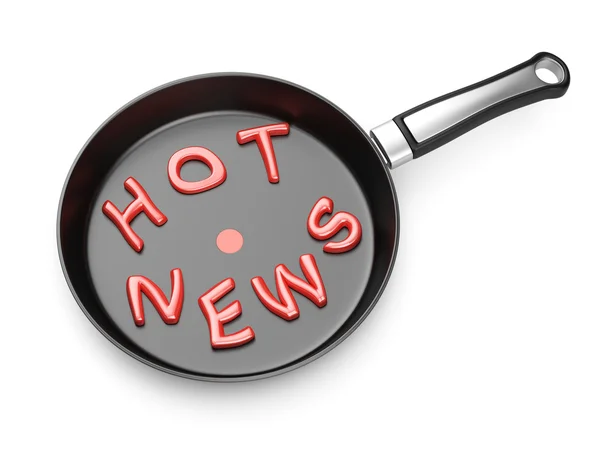 Concetto di Hot news — Foto Stock