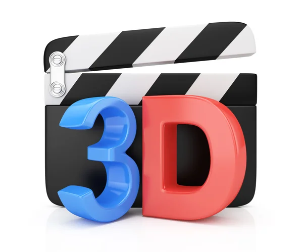 3D movie symbol — Stock Photo, Image