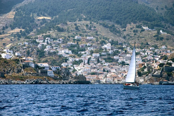 Grekland, ön och staden Paros. — Stockfoto