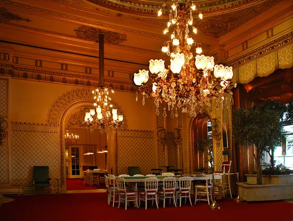Baden-Baden. Magnificent hall of the casino. — Stock Photo, Image