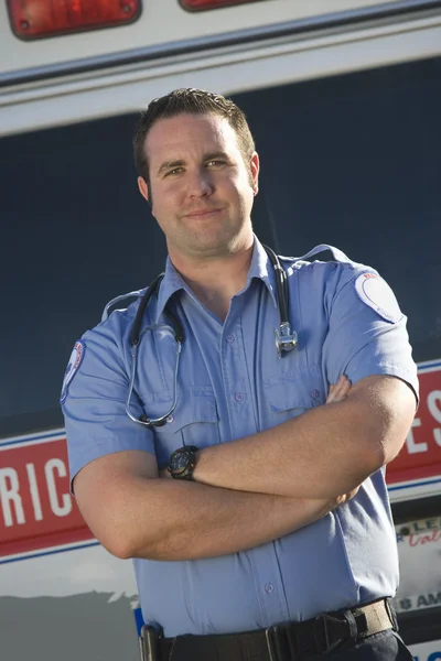 EMT doctor standing — Stock Photo, Image