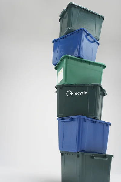 Empty Recycling Crates — Stock Photo, Image