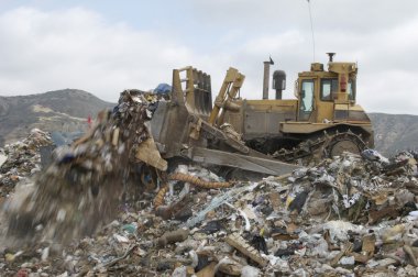 Digger hareketli atık