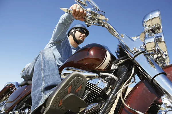 Man rijden motorfiets — Stockfoto