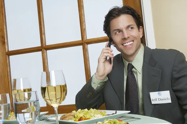 Zakenman aanwezigheidsdienst — Stockfoto