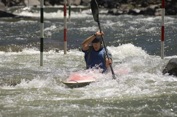 Whitewater Kayaking — Stock Photo, Image