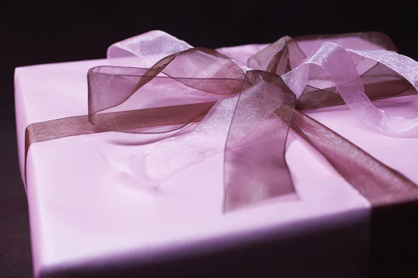 Present Box With Bow — Stock Photo, Image