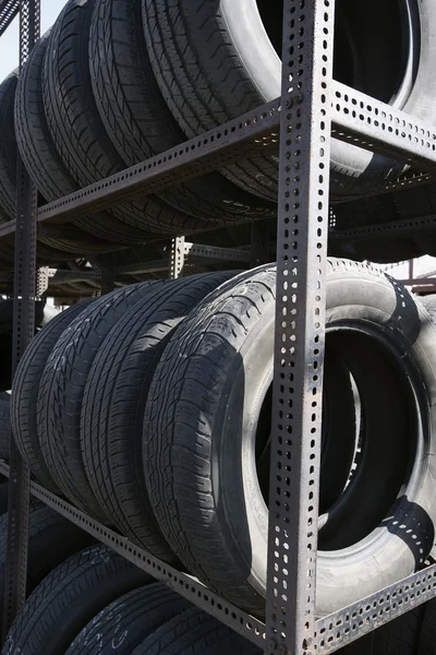 Tires In Recycling Centre — Stock Photo, Image