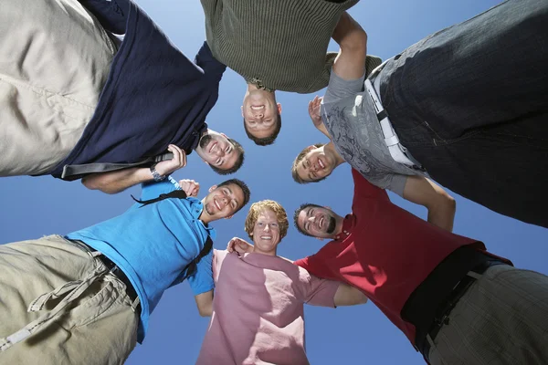 Young Men In Circle — Stock Photo, Image
