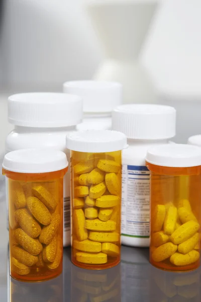 Bottles Of Pills — Stock Photo, Image