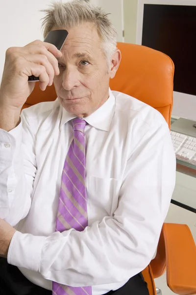 Businessman Stressed Out — Stock Photo, Image