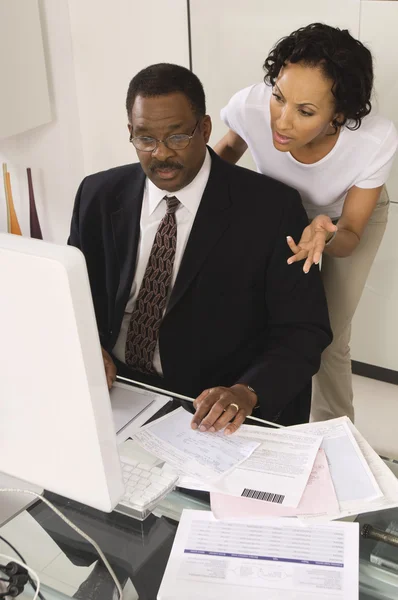 Client Talking With Accountant — Stock Photo, Image