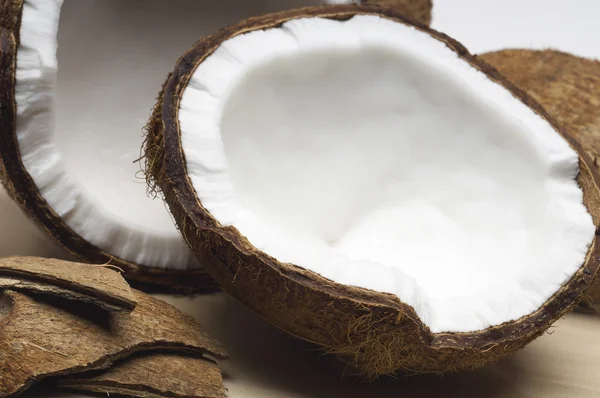 Pedaços de coco — Fotografia de Stock