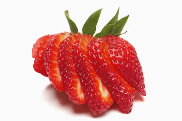 Erdbeerscheiben — Stockfoto