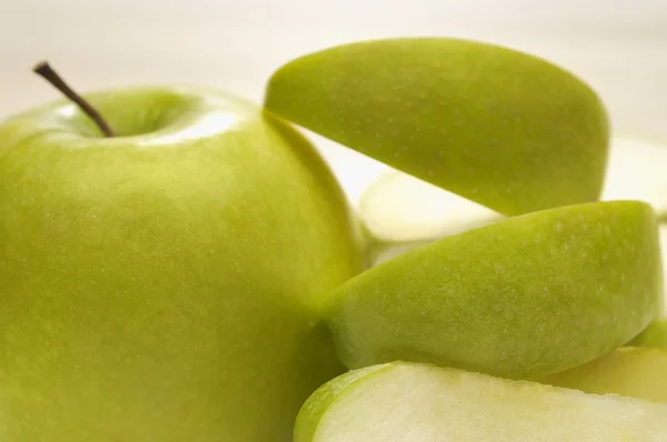 Ripe green apple — Stock Photo, Image