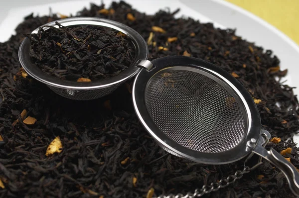 Hromadu sypaného čaje — Stock fotografie