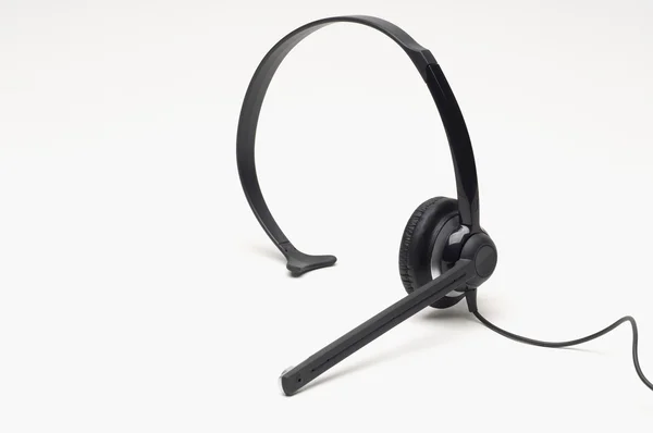 Headset op witte achtergrond — Stockfoto