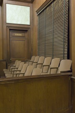 Juries Seating In Court clipart