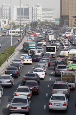 rush hour sırasında trafik