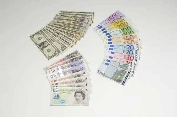 Different Country Currency — Stock Photo, Image