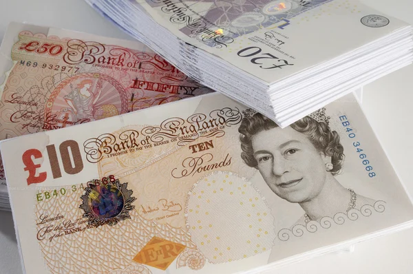 British Paper Currency — Stock Photo, Image