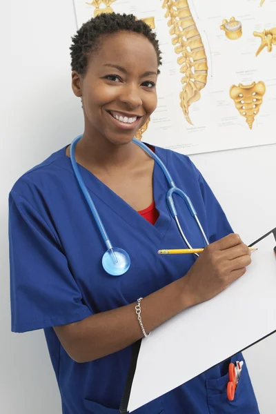 Medico scrittura prescrizione — Foto Stock