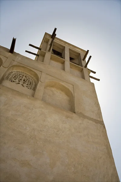 Αιολική σωλήνα πύργος στο τέταρτο bastakia — Φωτογραφία Αρχείου