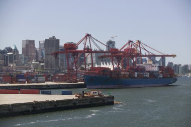 Kargo gemisi Vancouver, british columbia liman