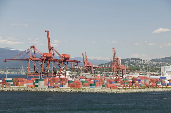 Cranes And Cargo Containers — Stock Photo, Image