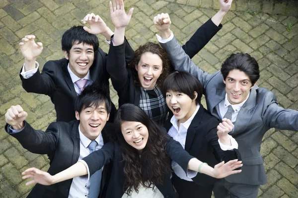 Businesspeople celebrating success — Stock Photo, Image