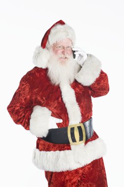 Noel Baba, cep telefonunu kullanma