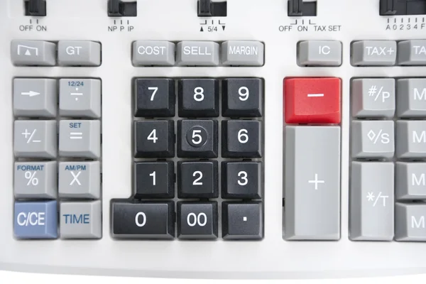 Close-up of pushbuttons of calculator — Stock Photo, Image