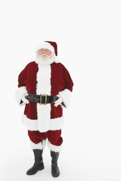 Homem em roupa de Papai Noel — Fotografia de Stock