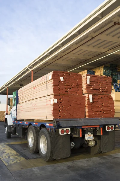 Tavole di legno pronte per l'esportazione — Foto Stock