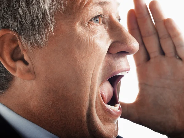 Hombre de negocios gritando —  Fotos de Stock