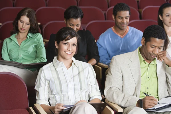 Sitting In Auditorium — Stock Photo, Image