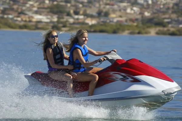 Women Riding PWC — Stock Photo, Image