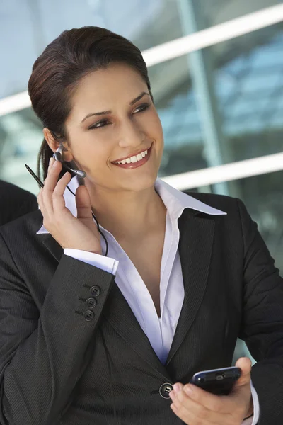 Businesswoman On Call — Stock Photo, Image