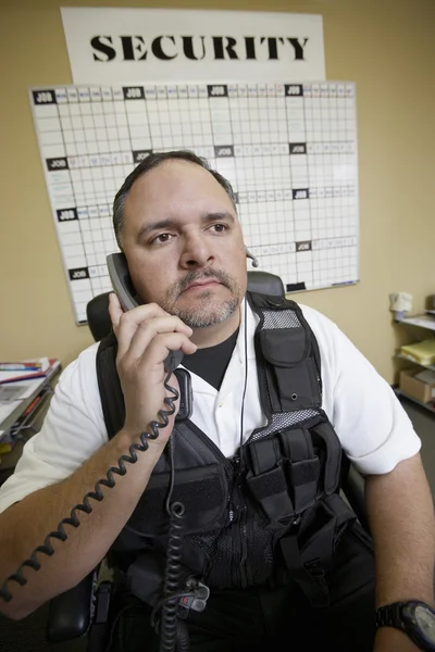 Guardia de seguridad en el trabajo — Foto de Stock