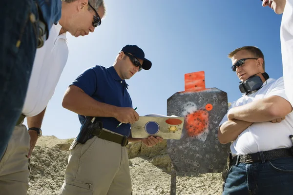 Men With Instructor At Combat Training — Stock Photo, Image