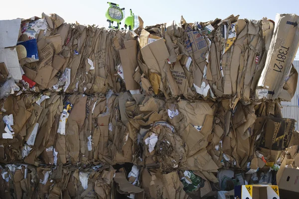 Stacked Cardboard Boxes — Stock Photo, Image