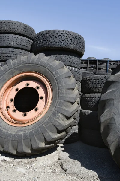 Tires In Recycling Centre — Stock Photo, Image