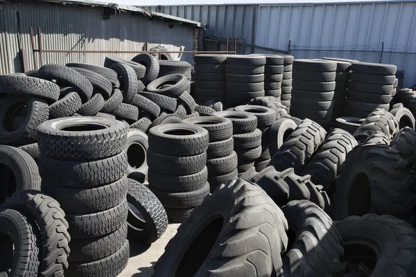 Tires In Recycling Centre
