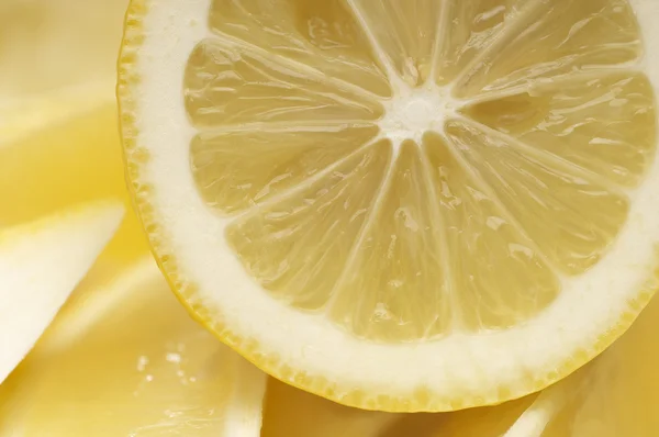 Sección transversal de limón — Foto de Stock