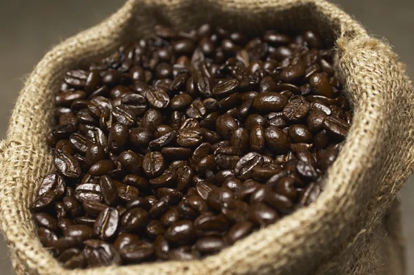Sack Full Of Coffee Beans — Stock Photo, Image