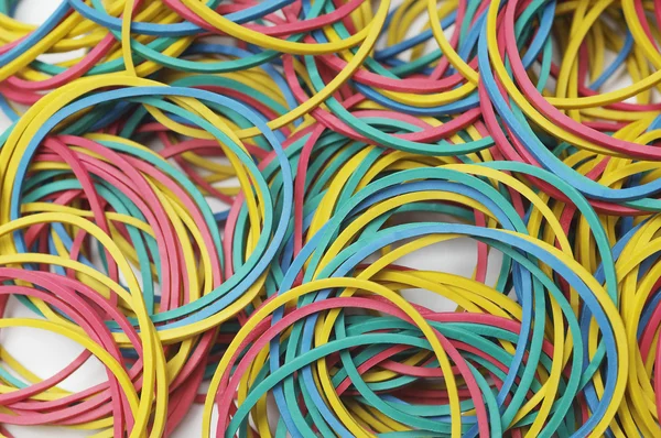 Colorful Rubber Bands — Stock Photo, Image