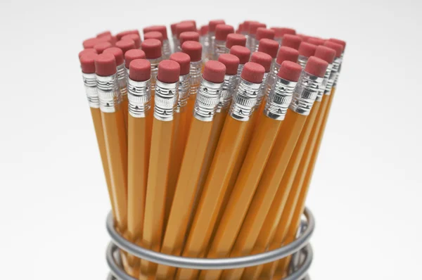 Pencils In Holder — Stock Photo, Image