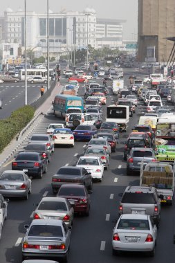 rush hour sırasında trafik